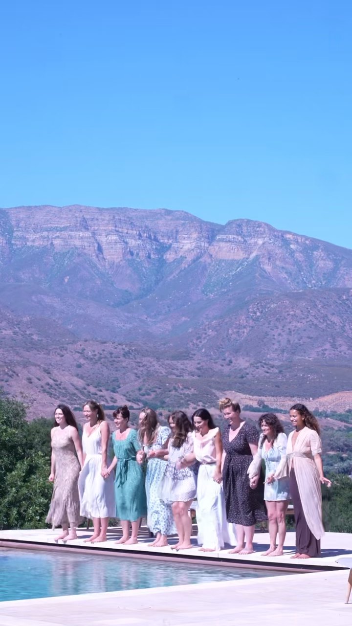 Graduates of an SFL certification retreat in the California hills